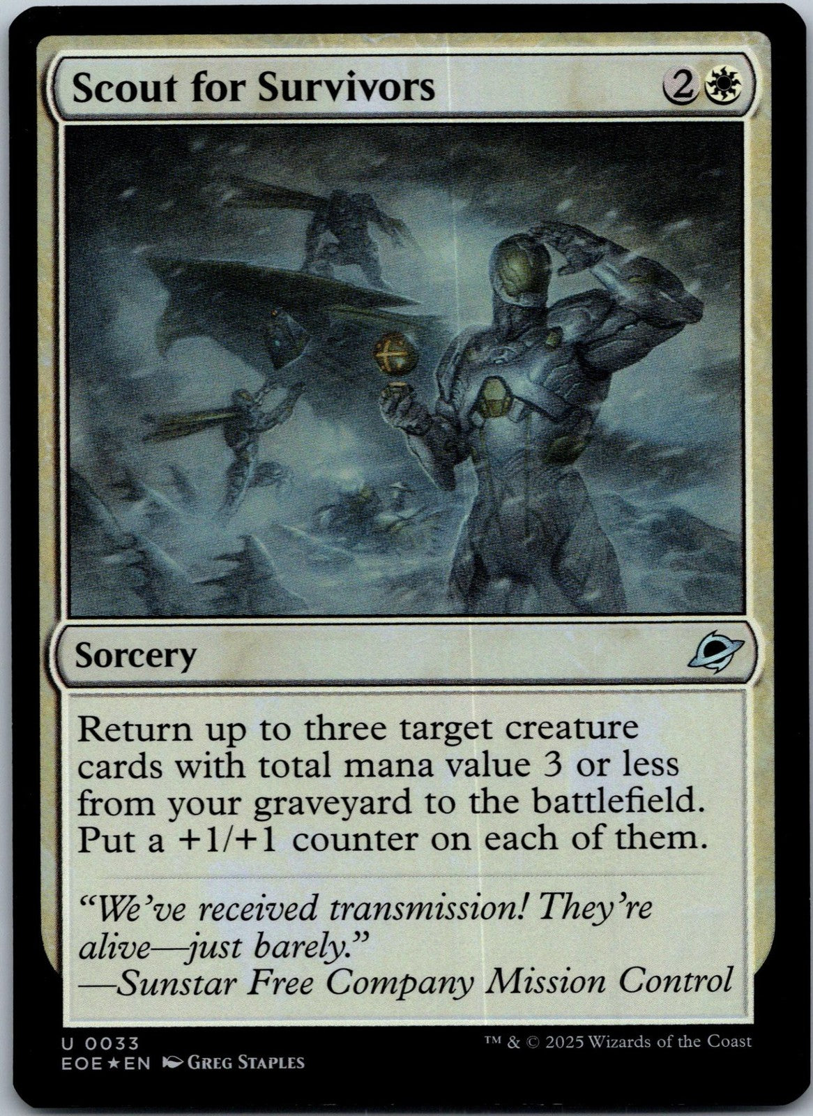 Scout for Survivors 33 Uncommon Edge of Eternities Magic: The Gathering NM