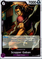 Scopper Gaban OP13-067 Rare Carrying On His Will One Piece Near Mint
