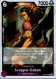 Scopper Gaban OP13-067 Rare Carrying On His Will One Piece Near Mint