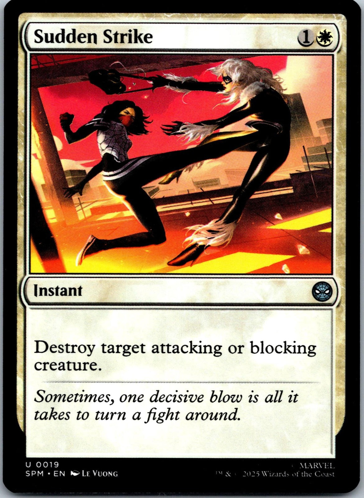 Sudden Strike 19 Uncommon Marvel's Spider-Man Magic: The Gathering NM | HOKO