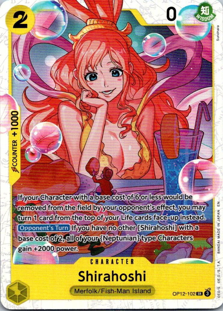 Shirahoshi OP12-102 Super Rare Legacy of the Master One Piece Near Mint