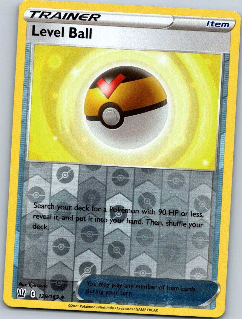 Level Ball 129/163 Reverse Battle Styles Pokemon Near Mint