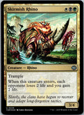 Skirmish Rhino foil Uncommon Tarkir: Dragonstorm Magic: The Gathering NM
