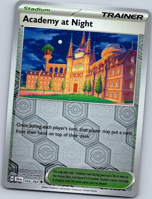 Academy at Night 054/064 Reverse Shrouded Fable Pokemon Near Mint