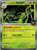 Team Rocket's Spidops 020/182 Rare Destined Rivals Pokemon Near Mint