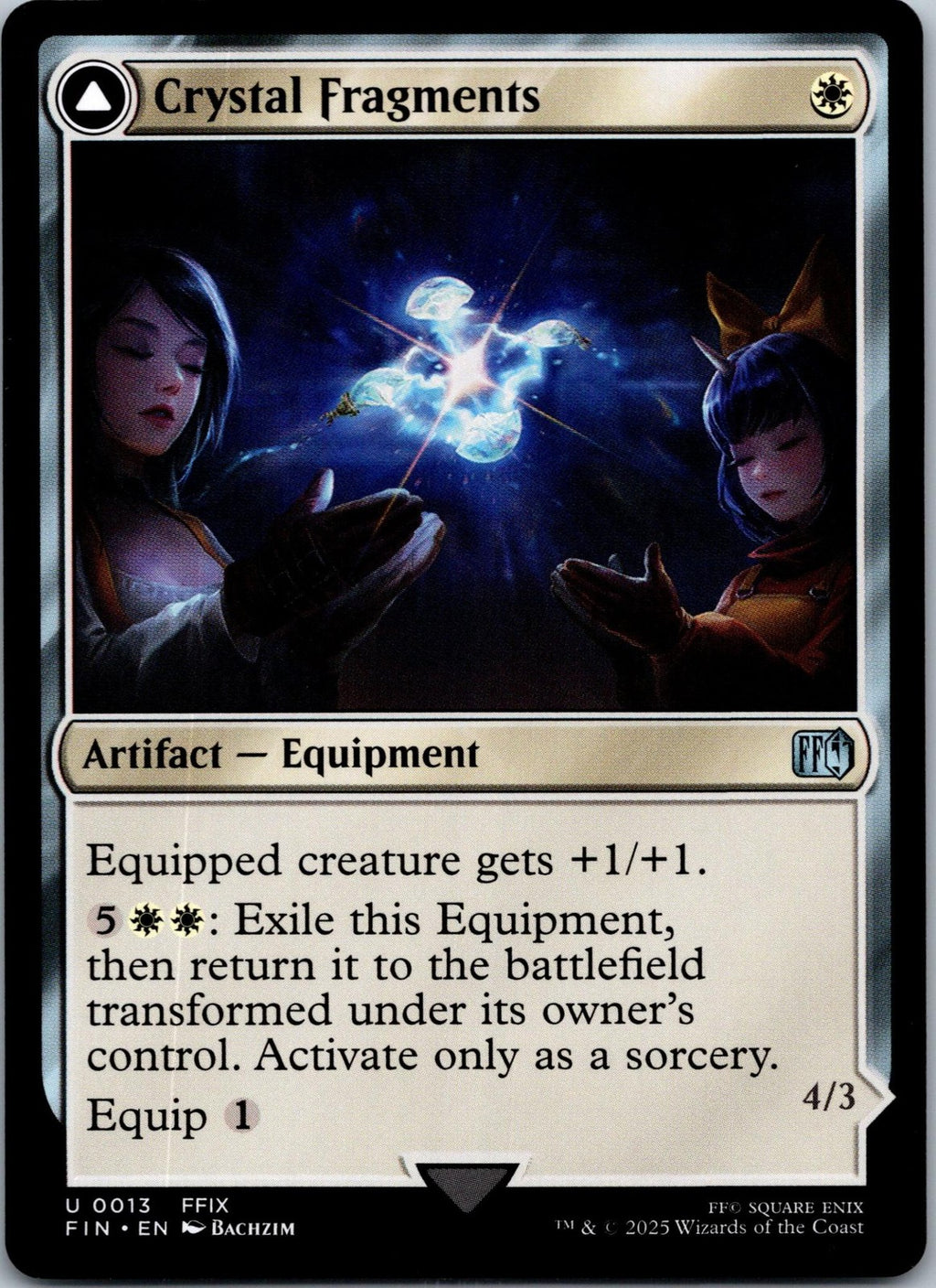 Crystal Fragments 13 Uncommon FINAL FANTASY Magic: The Gathering Near Mint