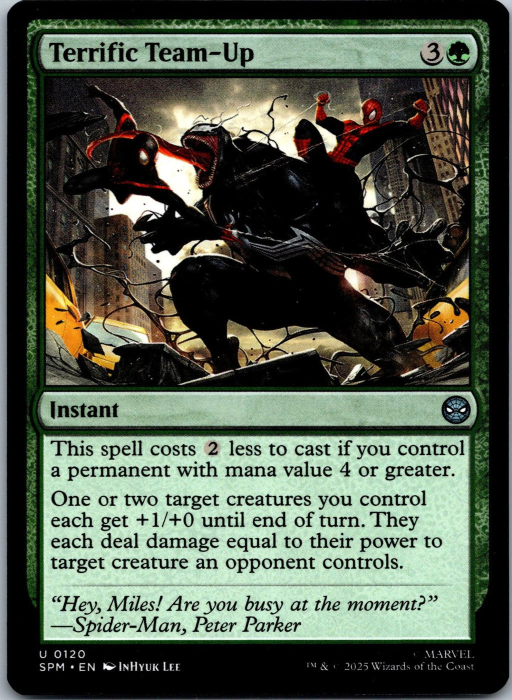 Terrific Team-Up 120 Uncommon Marvel's Spider-Man Magic: The Gathering NM | HOKO