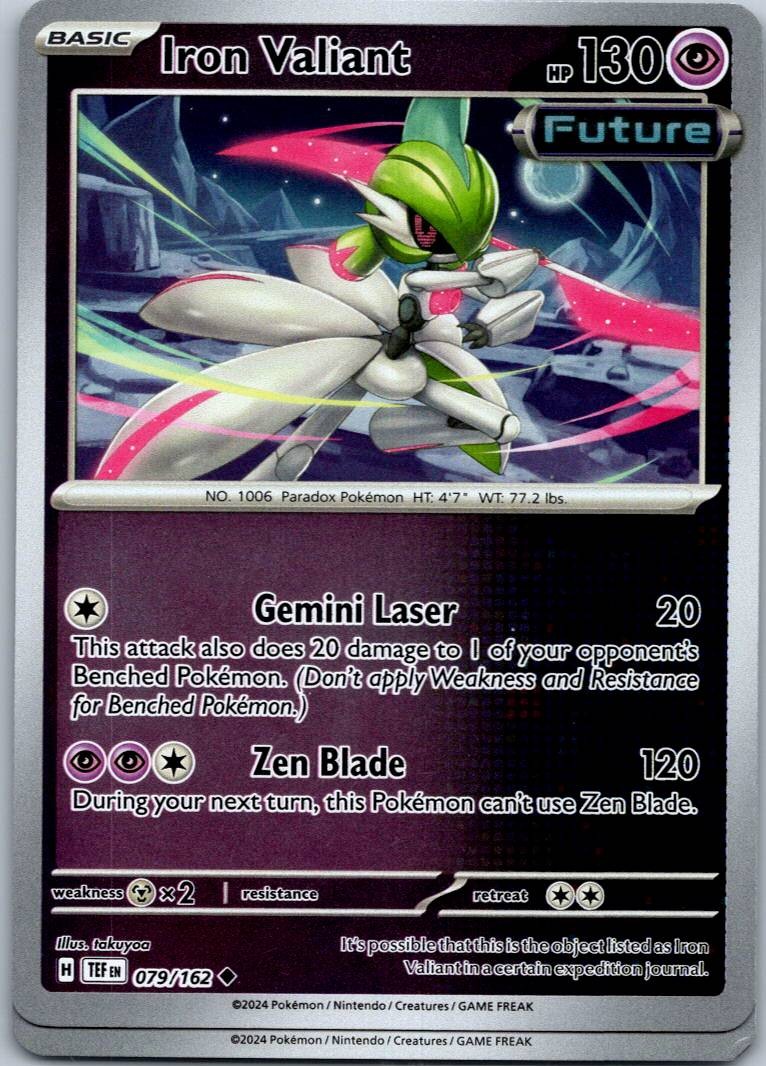 Iron Valiant 079/162 Uncommon Temporal Forces Pokemon Near Mint