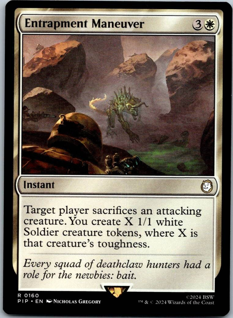 Entrapment Maneuver 160 Rare Universes Beyond: Fallout Magic: The Gathering NM