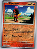 Charcadet 025/182 Common Paradox Rift Pokemon Reverse Holo Near Mint