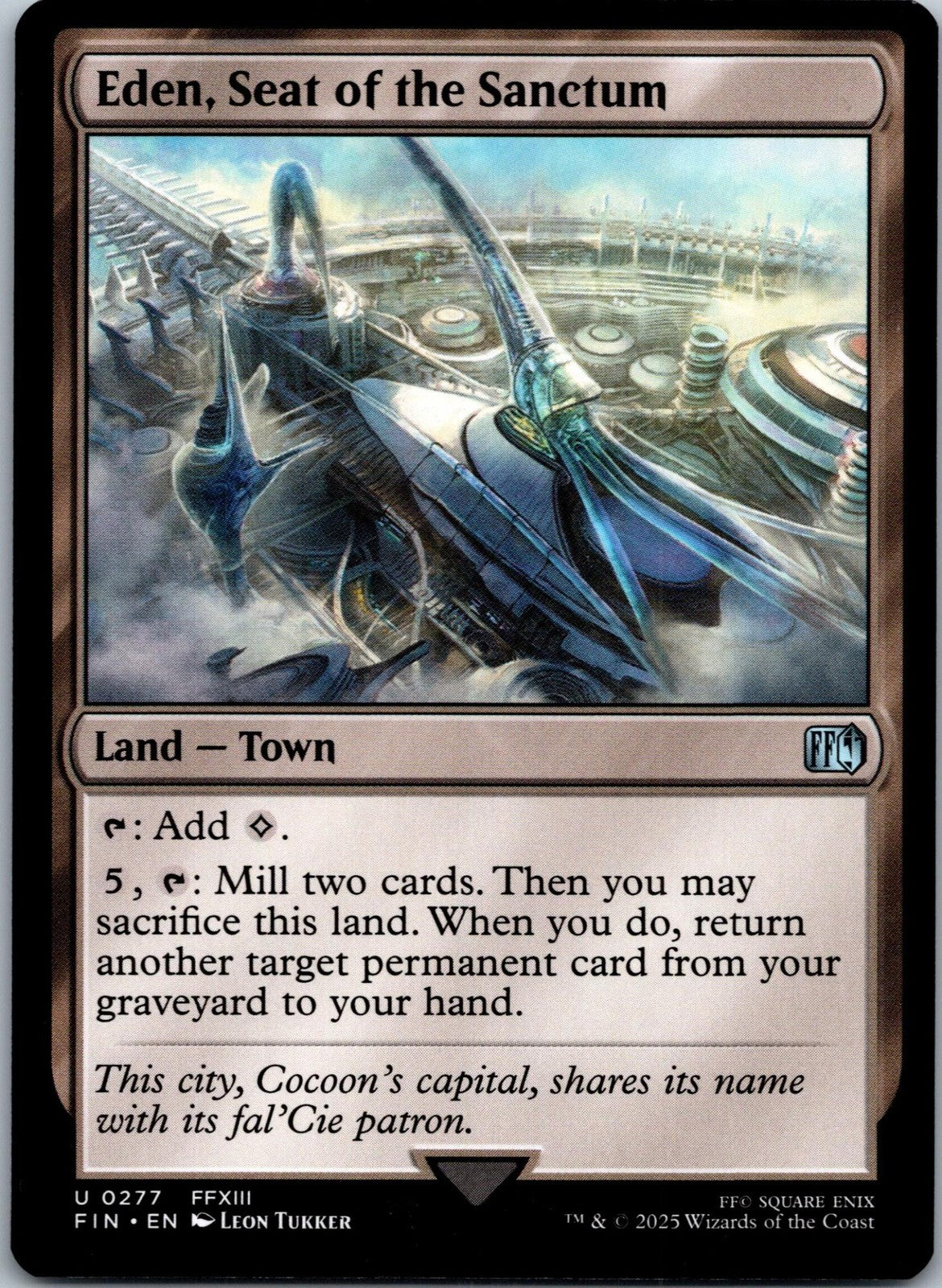 Eden, Seat of the Sanctum 277 Uncommon Final Fantasy Magic: The Gathering NM