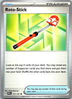 Roto-Stick 127/131 Common Prismatic Evolutions Pokemon Near Mint
