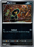 Murkrow 057/094 Common Phantasmal Flames Pokemon Near Mint