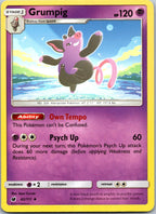 Grumpig 42/111 Uncommon Crimson Invasion Pokemon Near Mint