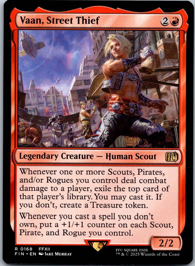 Vaan, Street Thief 168 Rare Prerelease Cards Magic: The Gathering Near Mint