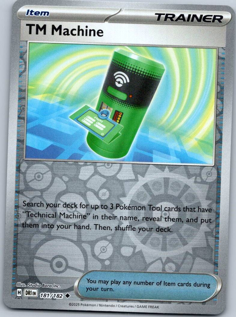 TM Machine 181/182 Uncommon Destined Rivals Pokemon Near Mint