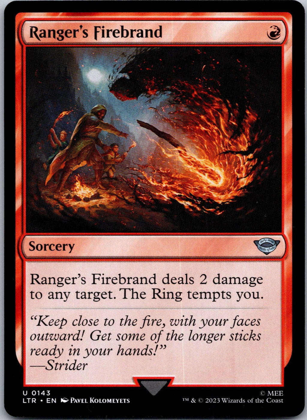 Ranger's Firebrand: The Lord of the Rings: Magic The Gathering NM