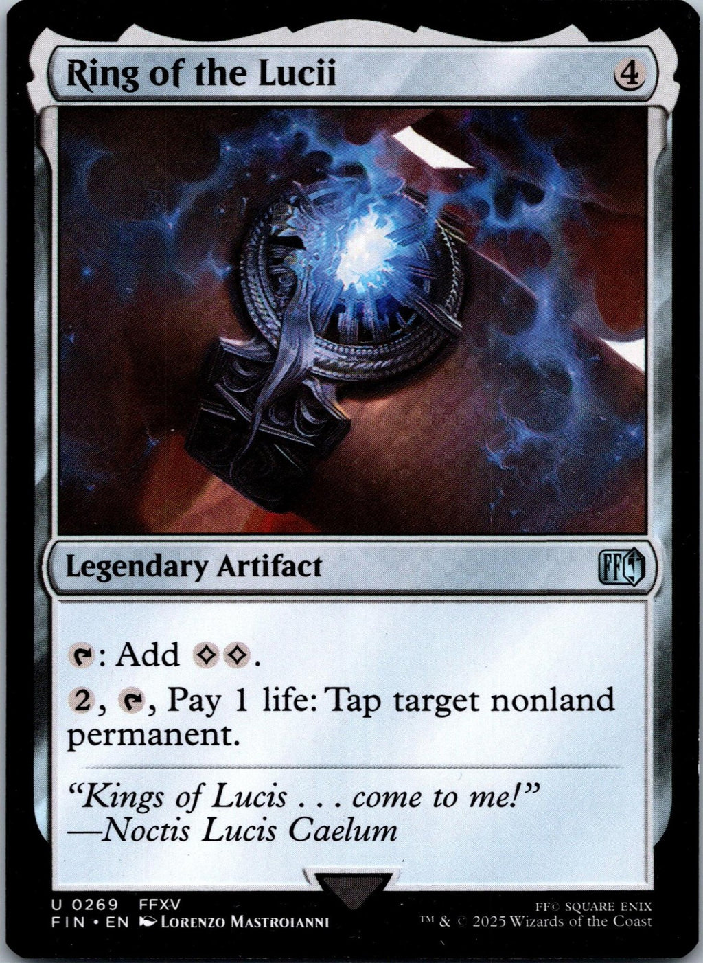 Ring of the Lucii 269 Uncommon Final Fantasy Magic: The Gathering Near Mint