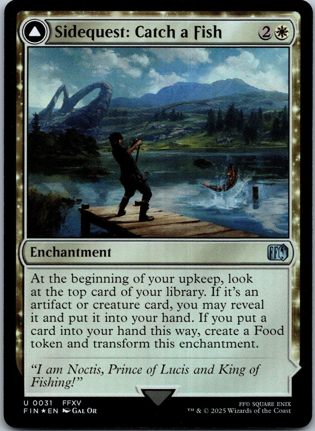 Sidequest: Catch a Fish 31 Uncommon Final Fantasy Magic: The Gathering NM | HOKO