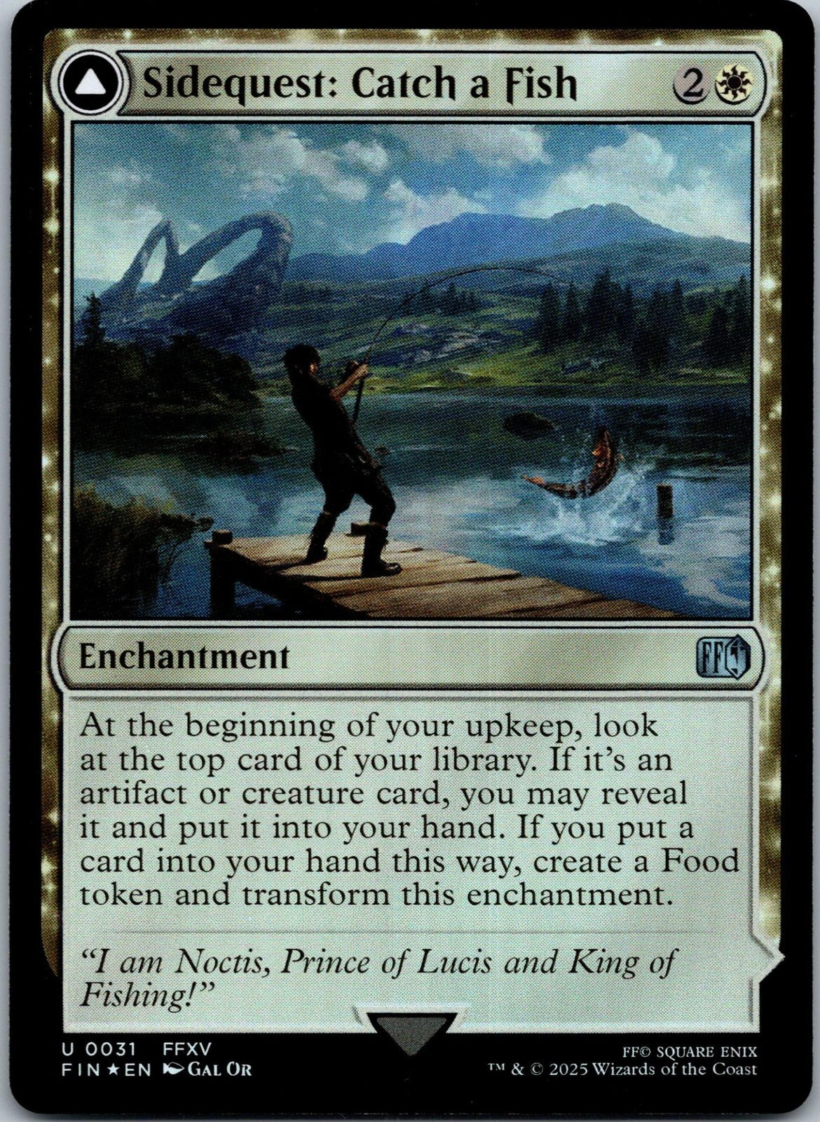 Sidequest: Catch a Fish 31 Uncommon Final Fantasy Magic: The Gathering NM | HOKO