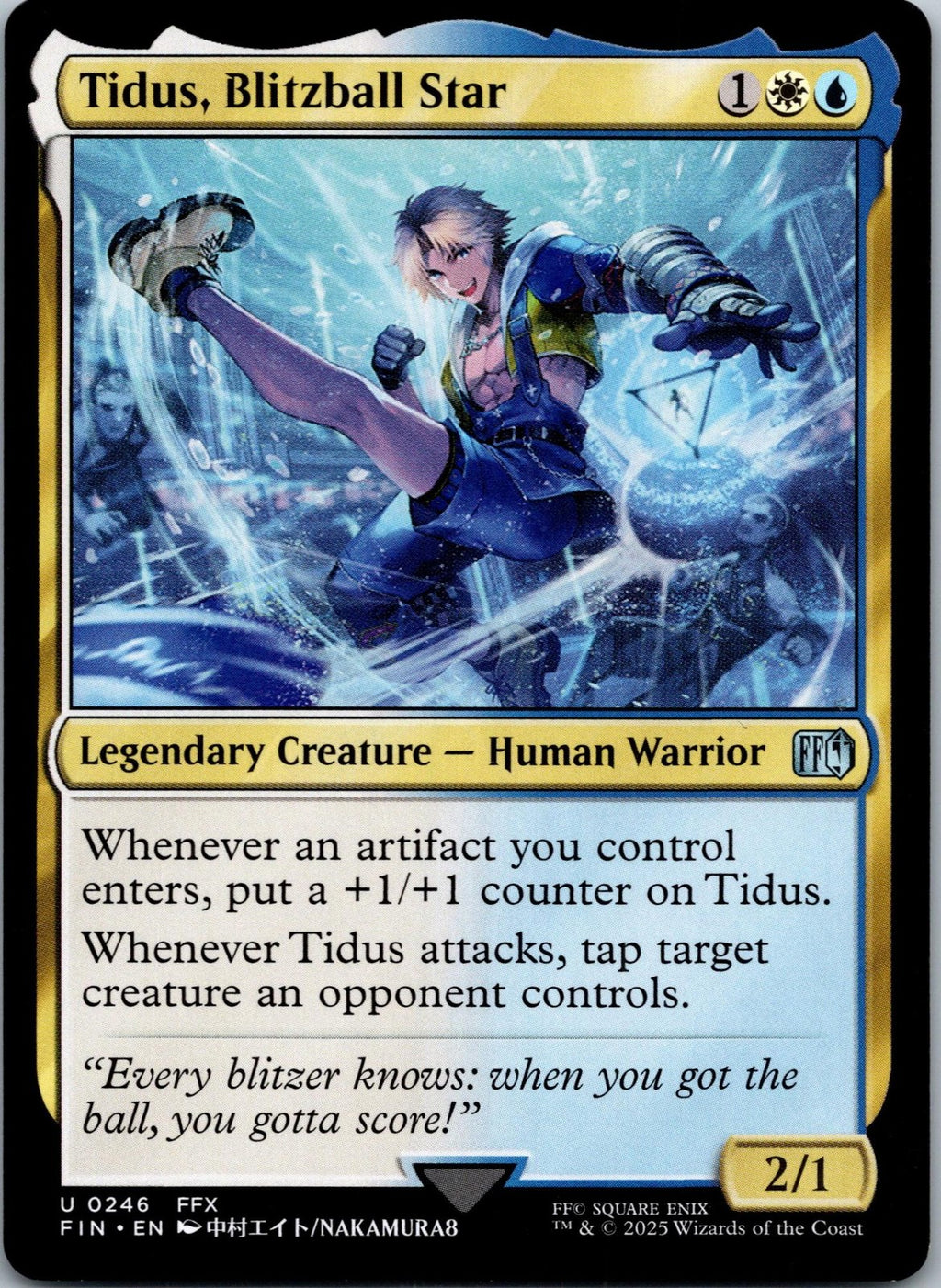 Tidus, Blitzball Star 246 Uncommon Final Fantasy Magic: The Gathering NM | HOKO