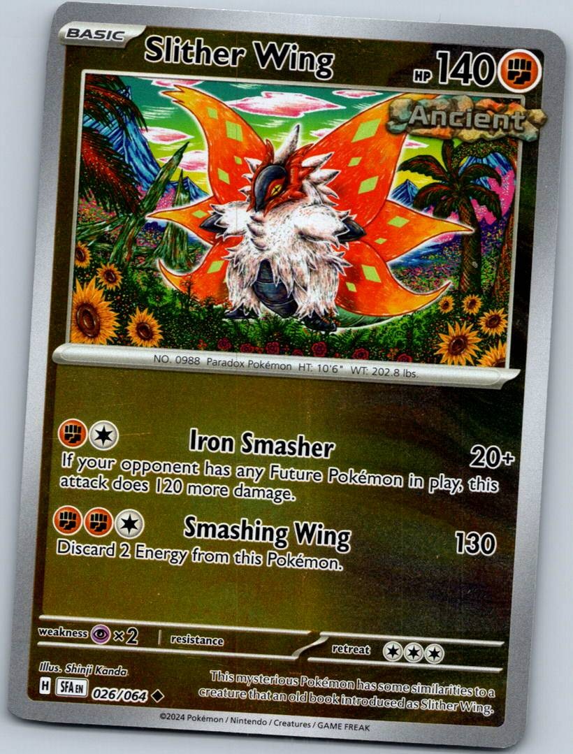 Slither Wing 026/064 Uncommon Shrouded Fable Pokemon Near Mint