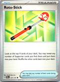 Roto-Stick 127/131 Common Prismatic Evolutions Pokemon Near Mint