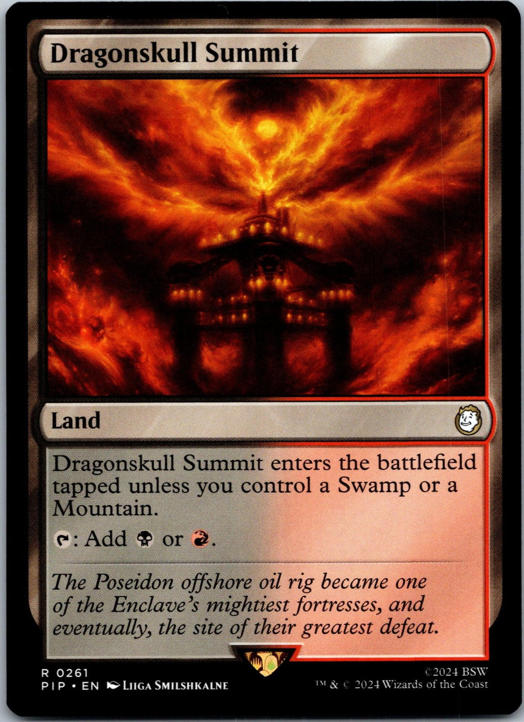 Dragonskull Summit 261 Rare Universes Beyond: Fallout Magic: The Gathering NM