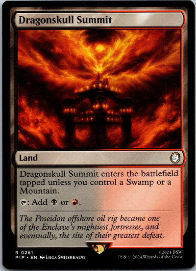 Dragonskull Summit 261 Rare Universes Beyond: Fallout Magic: The Gathering NM