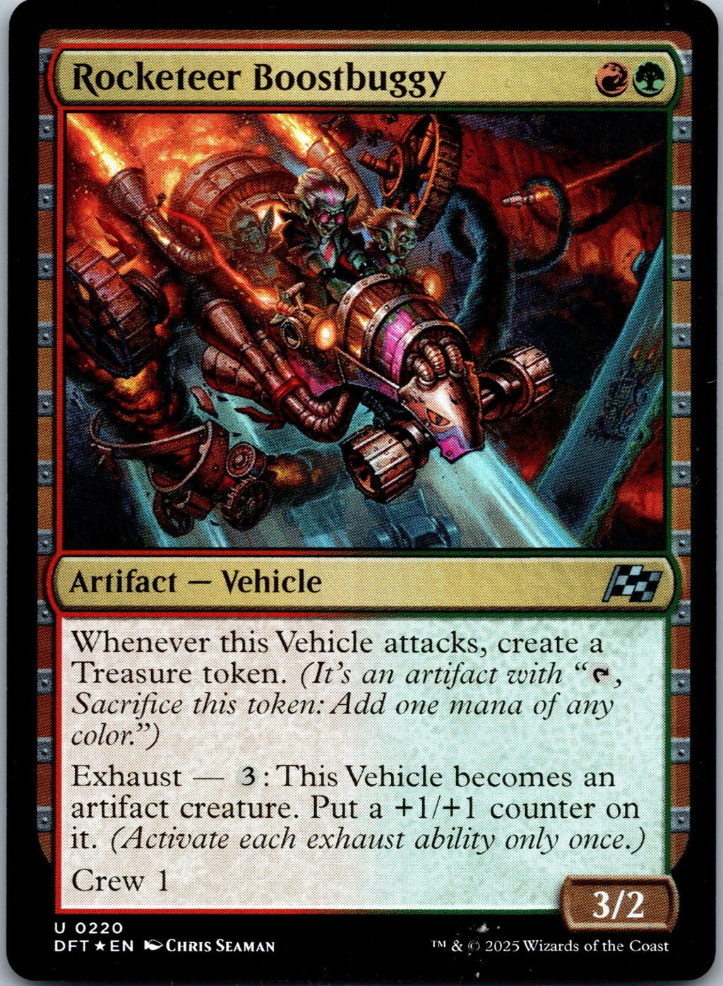 Rocketeer Boostbuggy 220 Uncommon Aetherdrift Magic: The Gathering NM | HOKO