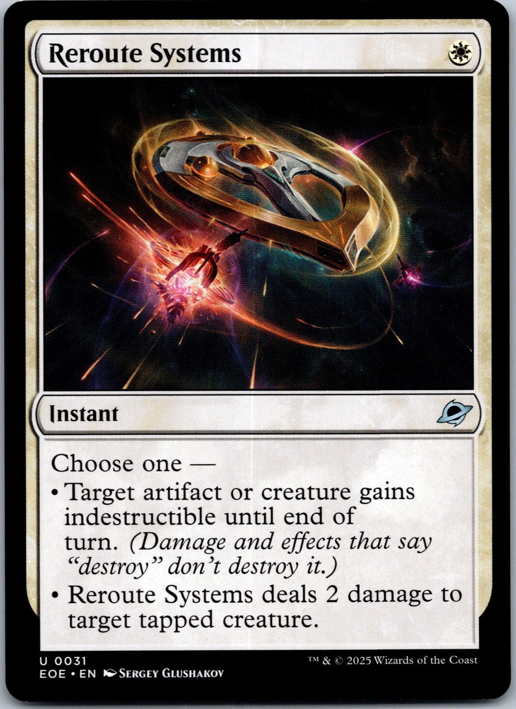 Reroute Systems 31 Uncommon Edge of Eternities Magic: The Gathering NM | HOKO