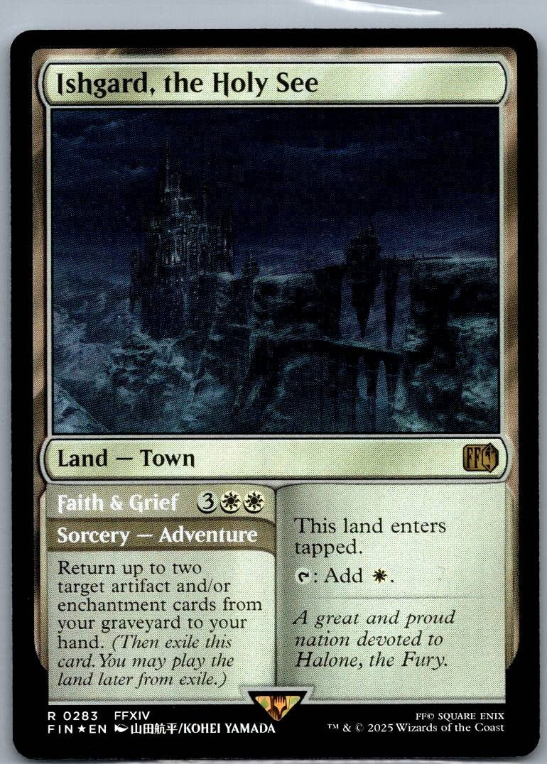 Ishgard, the Holy See 283 Rare FINAL FANTASY Magic: The Gathering Near Mint
