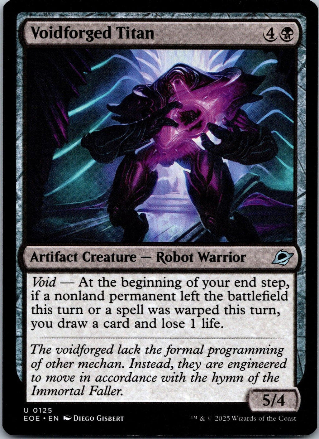 Voidforged Titan 125 Uncommon Edge of Eternities Magic: The Gathering NM | HOKO
