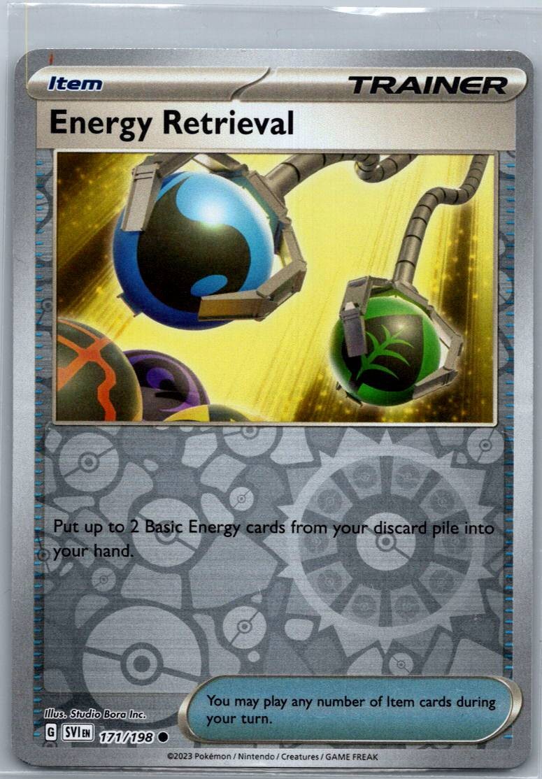 Energy Retrieval 171/198 Reverse Scarlet & Violet Pokemon Near Mint
