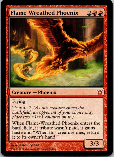 Flame-Wreathed Phoenix 97 Mythic Born of the Gods Magic: The Gathering Near Mint