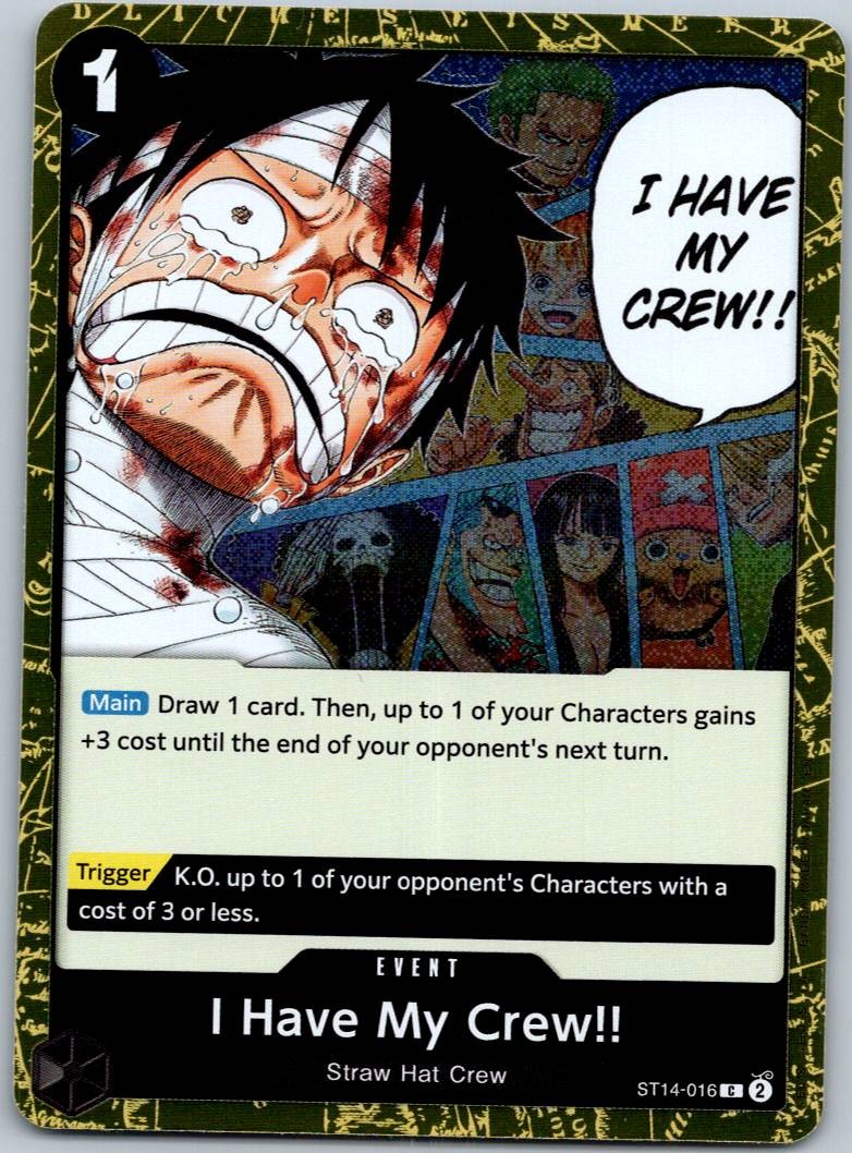 I Have My Crew!! ST14-016 Premium Booster -The Best- Vol. 2 One Piece NM