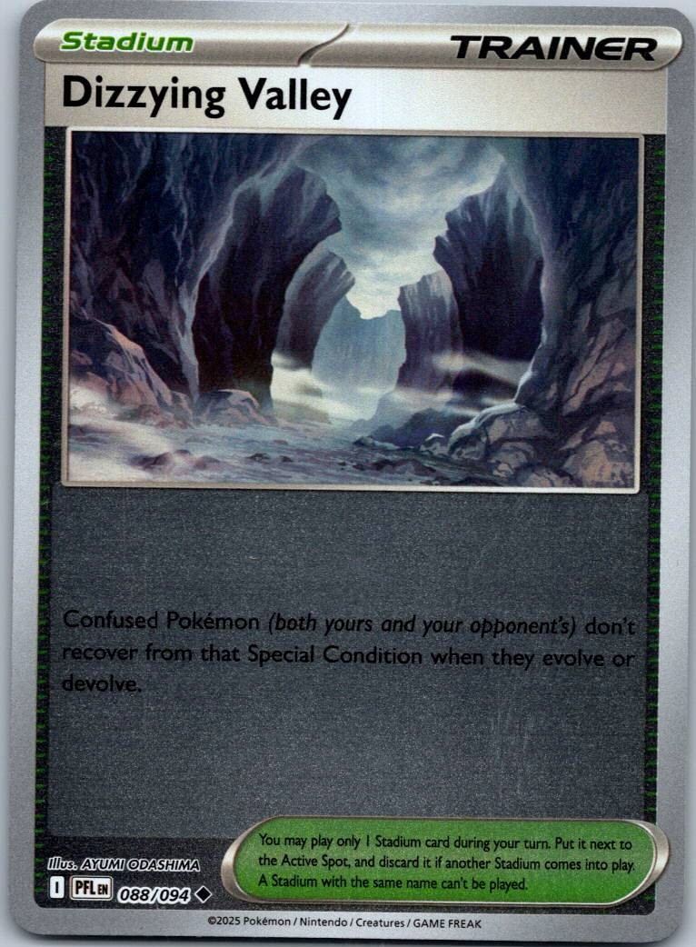 Dizzying Valley 088/094 Reverse Phantasmal Flames Pokemon Near Mint