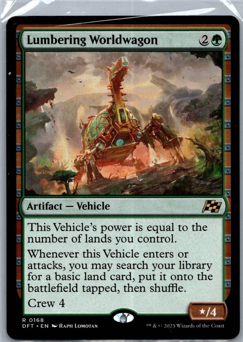 Lumbering Worldwagon 168 Rare Prerelease Cards Magic: The Gathering Near Mint