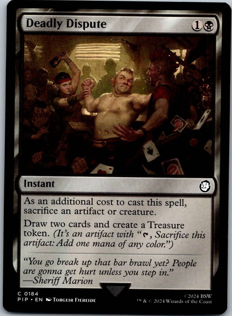 Deadly Dispute 184 Common Universes Beyond: Fallout Magic: The Gathering NM