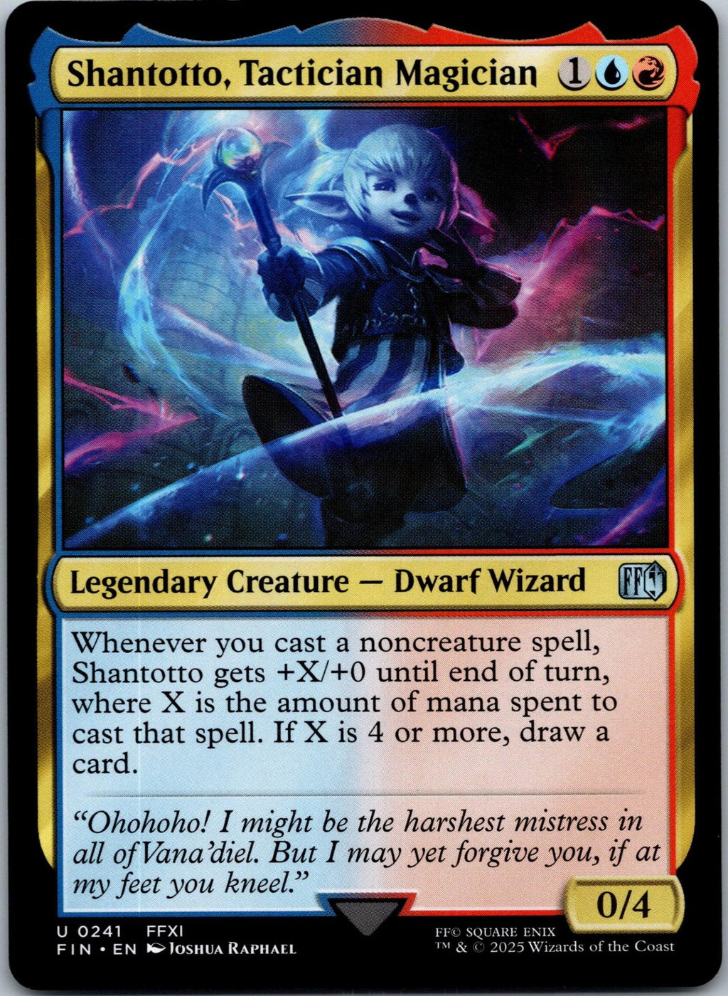 Shantotto, Tactician Magician 241 Uncommon FINAL FANTASY Magic: The Gathering NM