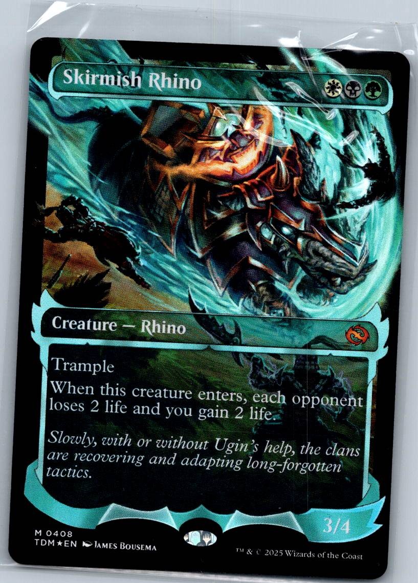 Skirmish Rhino (Showcase) 408 Mythic Tarkir: Dragonstorm Magic: The Gathering NM
