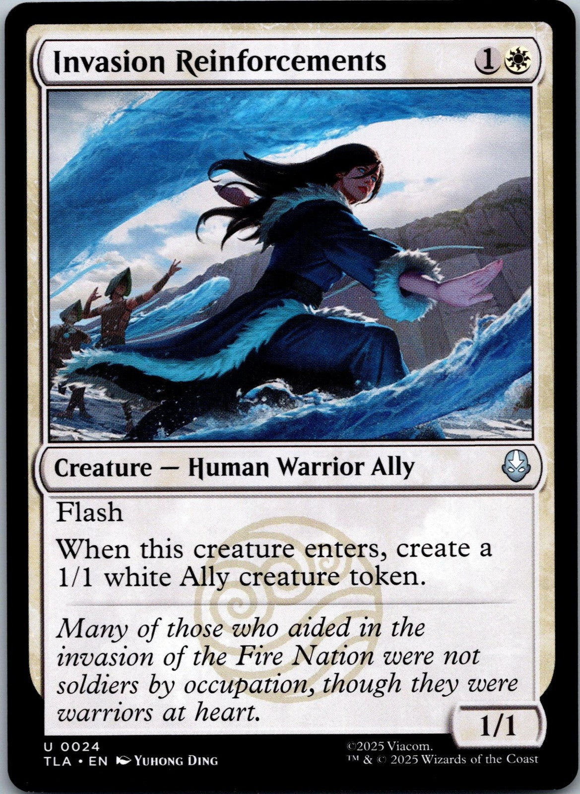 Invasion Reinforcements 24 Avatar: The Last Airbender Magic: The Gathering NM