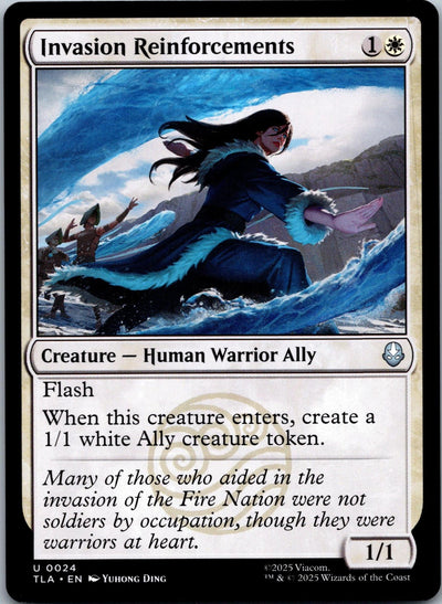 Invasion Reinforcements 24 Avatar: The Last Airbender Magic: The Gathering NM
