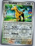 Girafarig 154/193 Common Paldea Evolved Pokemon Reverse Holo Near Mint