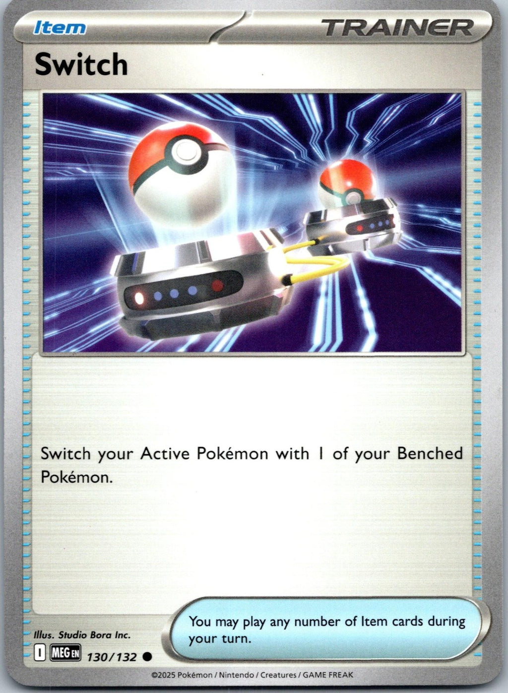 Switch 130/132 Common Mega Evolution Pokemon Near Mint