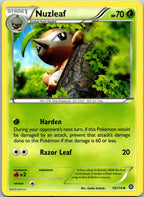 Nuzleaf 10/114 Uncommon Steam Siege Pokemon Near Mint