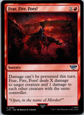Fear, Fire, Foes!  The Lord of the Rings: Magic: The Gathering NM