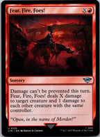 Fear, Fire, Foes!  The Lord of the Rings: Magic: The Gathering NM