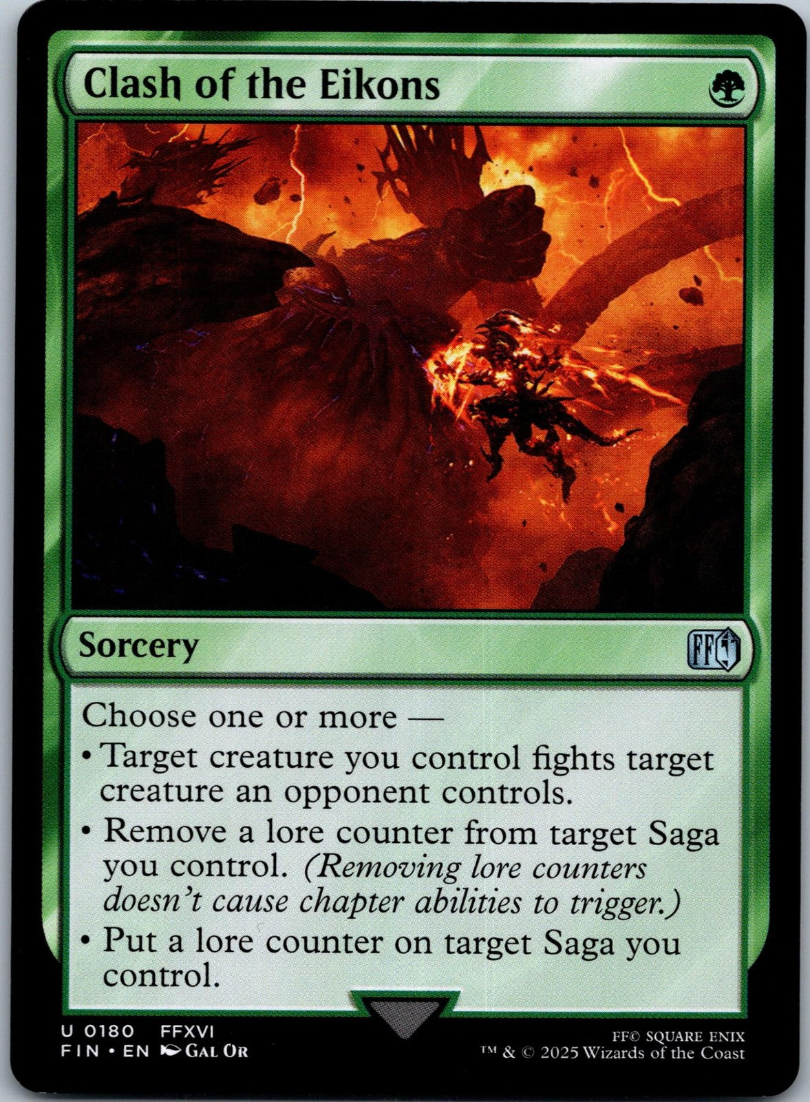 Clash of the Eikons 180 Uncommon Final Fantasy Magic: The Gathering NM | HOKO