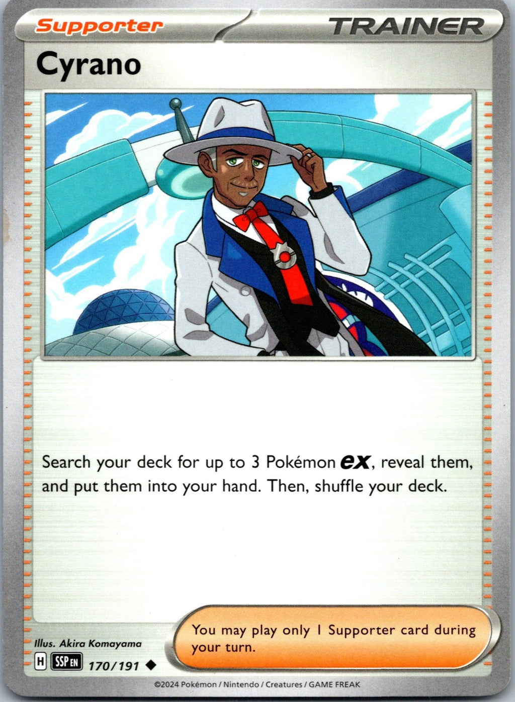 Cyrano 170/191 Uncommon Surging Sparks Pokemon Near Mint